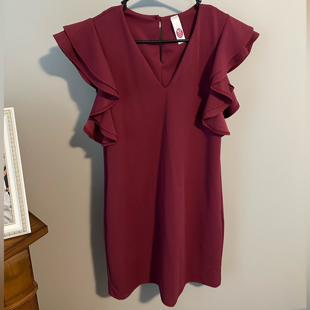 Small, maroon dress